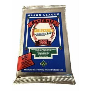 1989 UPPER DECK Baseball Low Series (1) SEALED PACK FROM BOX KEN GRIFFEY Jr RC